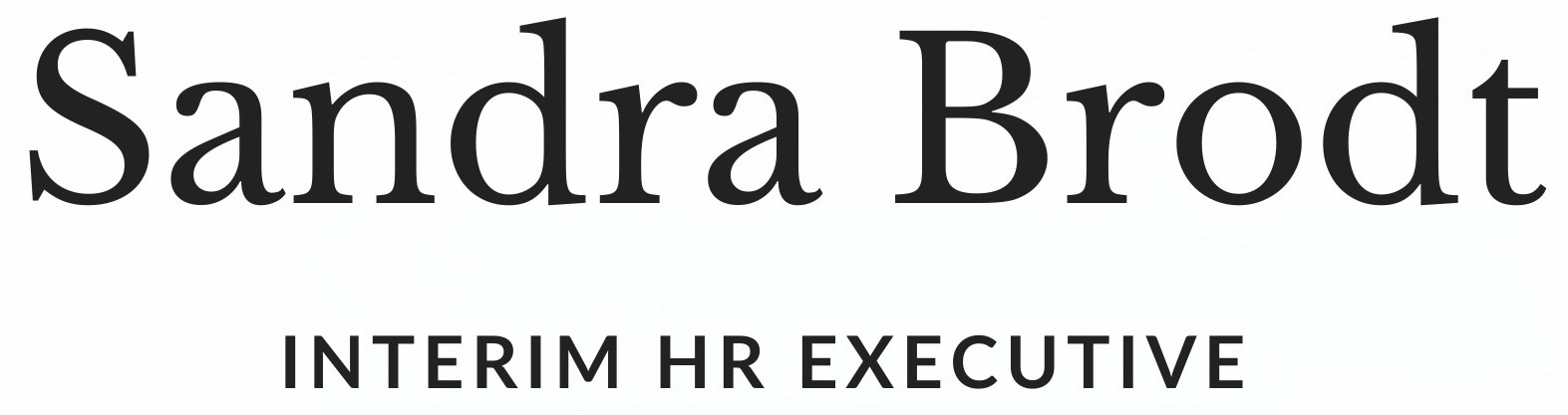 Sandra Brodt Interim HR Executive Logo